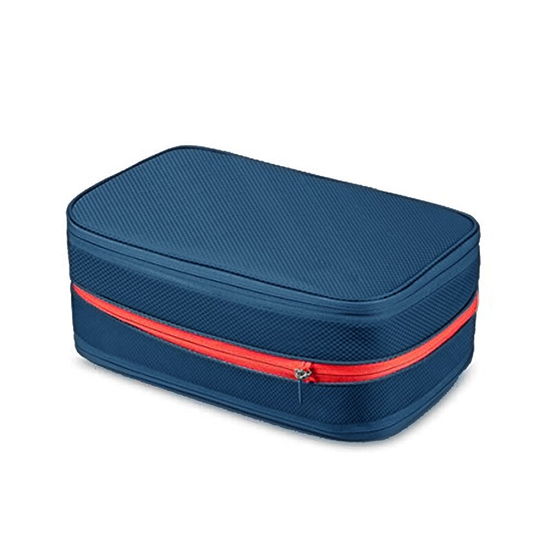 nouveaux Cubes d'emballage de Compression organisateur de bagages de voyage étanche bagage à main Nylon hommes femmes grande capacité sac de voyage: Navy