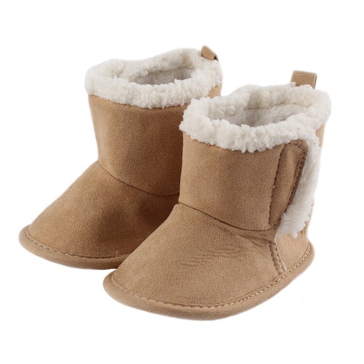 Winter Warm Toddler Baby Girl Boy Shoes Snow Boots Anti-slip Boot Crib Shoes Prewalker Size 0-18M: D / 7-12 Months