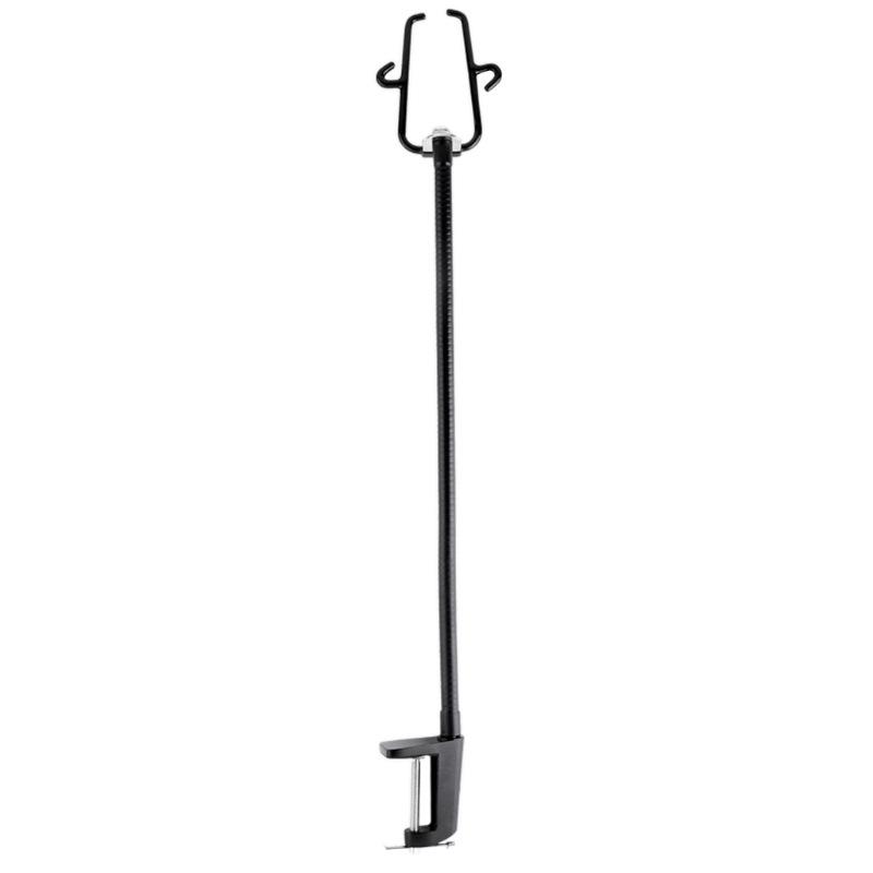 Heavy Duty Dog Pet Foldable Grooming Table Hair Dryer Stand Holder Handsfree Stainless Steel Groomers Third Arm with Clamp