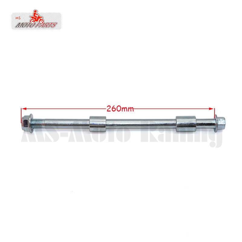 Motorcyle parts Front Rear wheel hub 12mm 190mm 210mm 225mm -260mm Axle shaft axis sleeve Fit PIT PRO Trail Dirt Bike QUAD ATV
