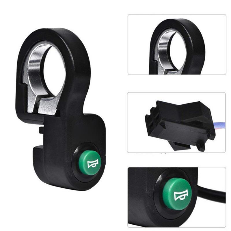 Timbre de bicicleta con botón de interruptor de señal, accesorios para bicicleta, llamada de moto, claxon de bicicleta, timbre eléctrico resistente al agua