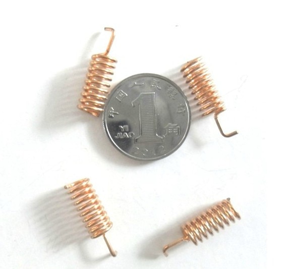 100pcs/lot SW868-TH13 - 868MHz Copper helical Antenna