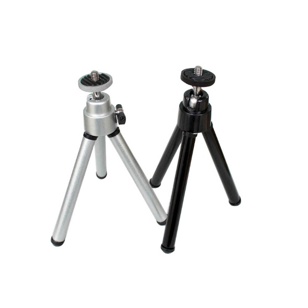 Mini Flexible Tripod 2 Section Stand Holder for Projector Camera Aluminum Alloy Desktop Tripod for Mobile Phone