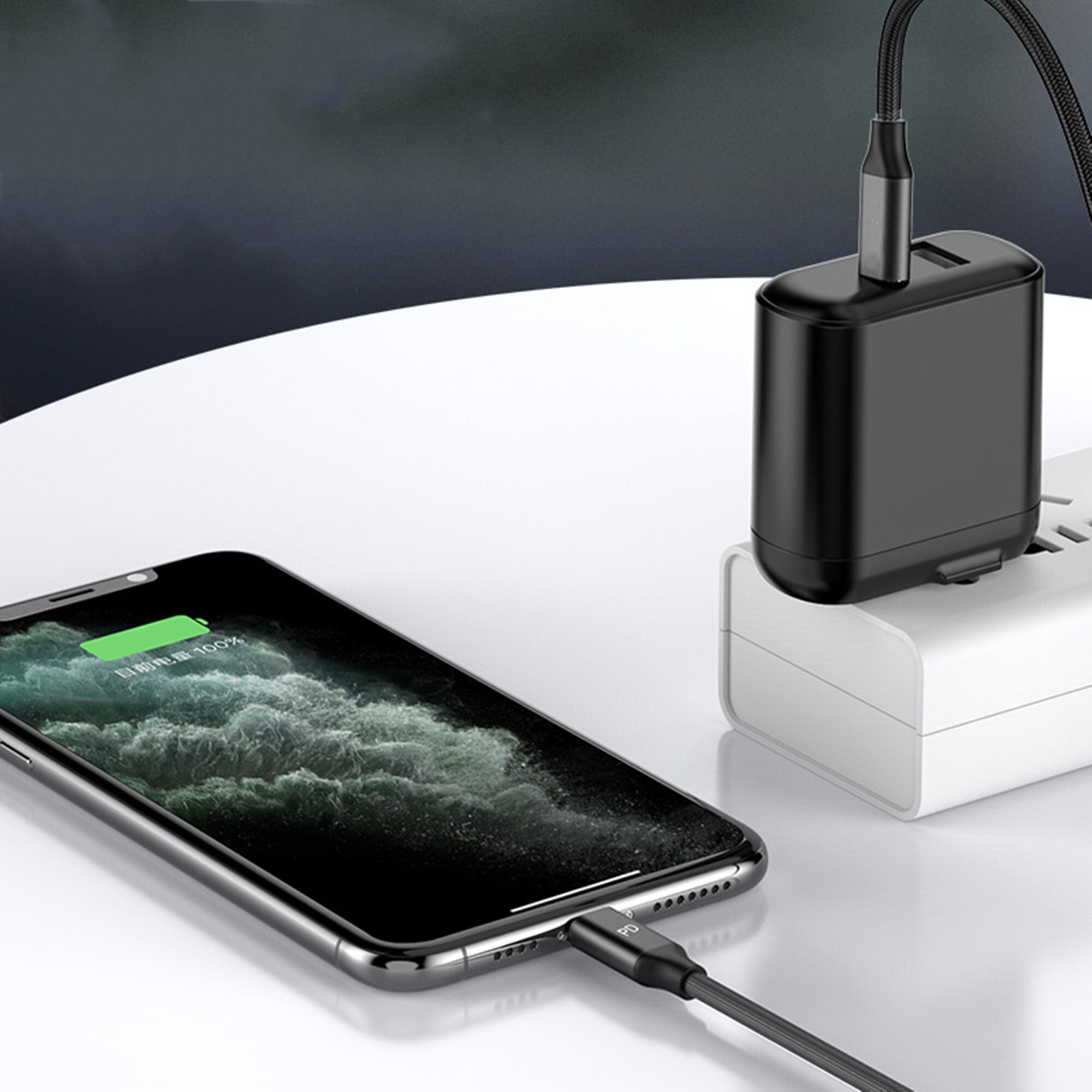 Gn Sim Usb C Lading Kabel Pd Snel Opladen Mobiele Telefoon Opladen Draad 1 Meter Data Kabel Voor Telefoon 12 mini Pro Max