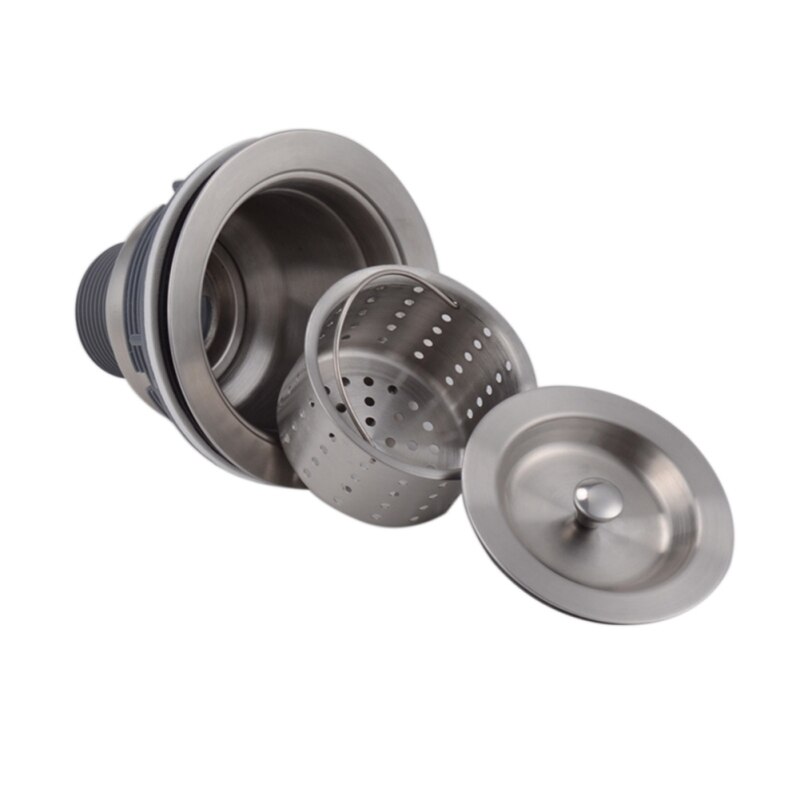 304 roestvrijstalen gootsteenstoppers met holle mand huishoudelijke gootsteenaccessoires voor keuken badkamer 1