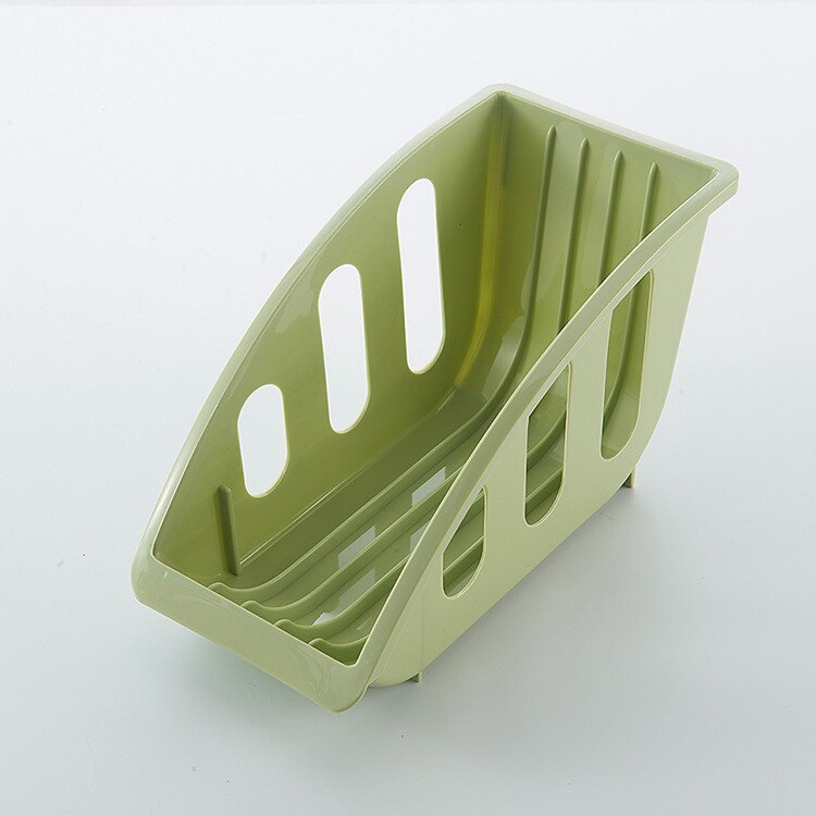 Europa stil plader holder container plade arrangør bordvarebeholder skabplader hylde stativer holdere opbevaring til plade: Grøn