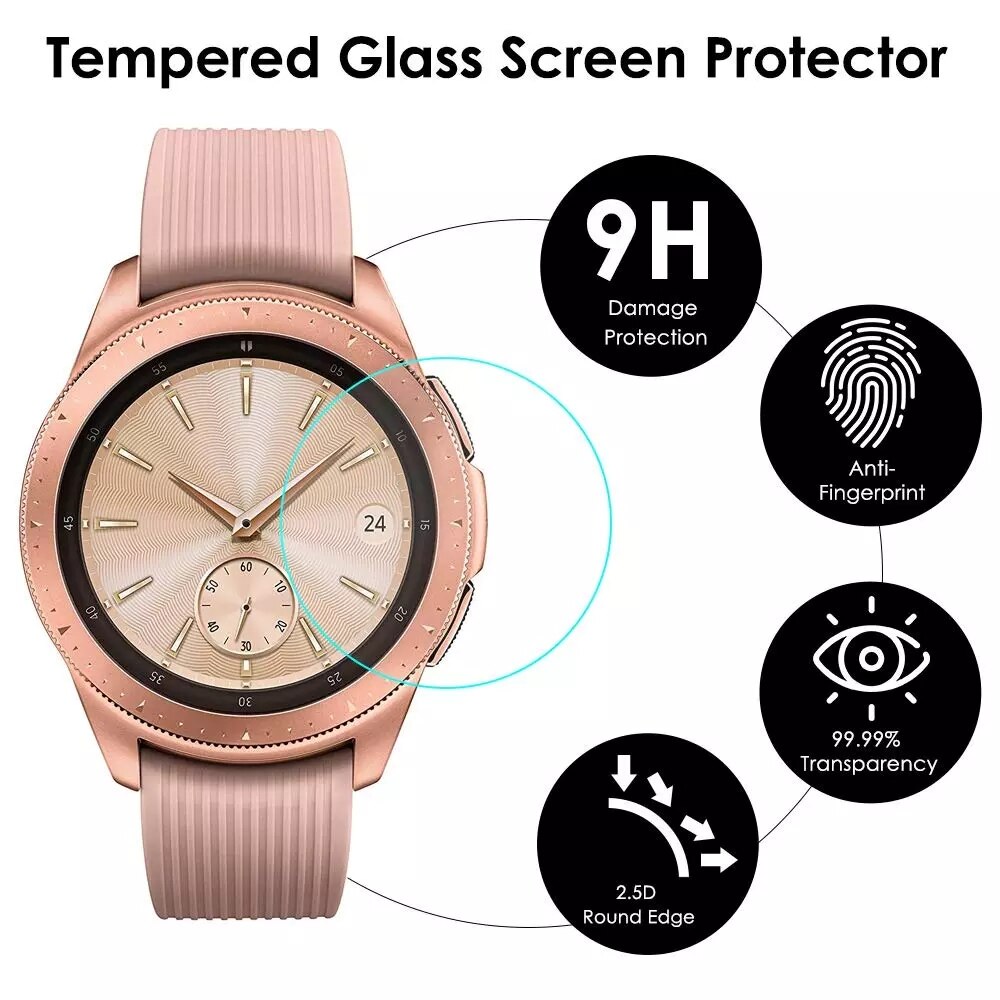 Cover For Samsung Gear S3 Frontier Protective Film Protection For Samsung Galaxy Watch 42MM 46MM Tempered Glass Screen