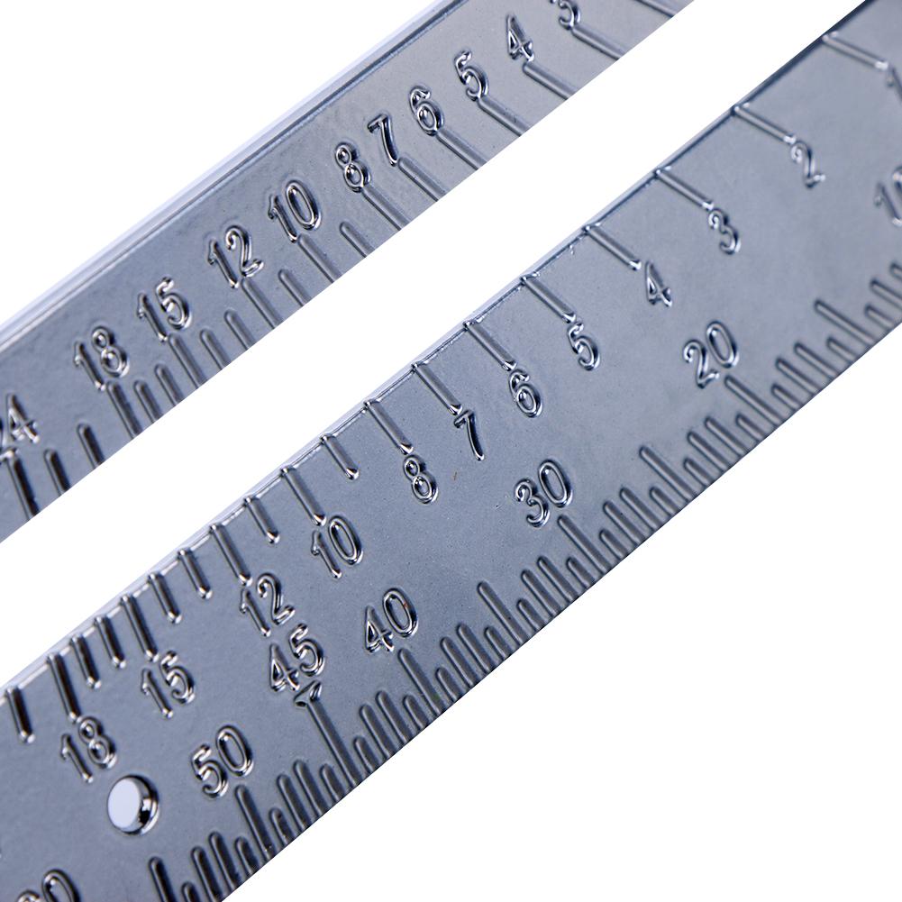 7inch Aluminum Speed Square Triangle Angle Protractor Ruler Measuring Tool Multi-functional Engineering Supplies