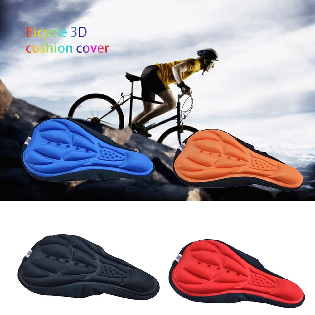 3D Soft Zadel Cover Fietsstoeltje Fietsen Silicone Seat Mat Kussen Seat Zadel Cover Voor Fiets Accessoires