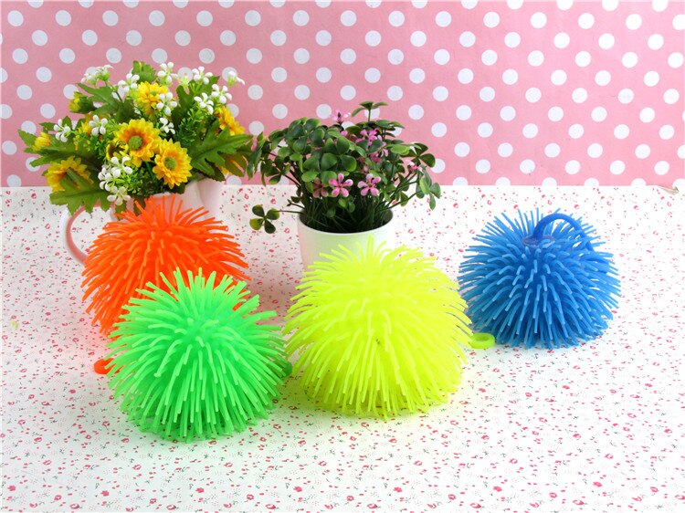 Small Full Dense Hair Bulb Out Light-emitting Toys Children Prize Small Toys