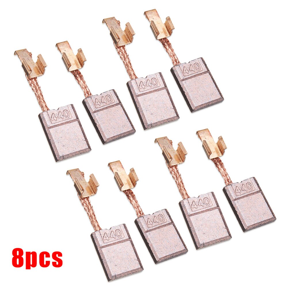 Kit de brosses en carbone pour Makita, 8 pièces/ensemble Marteau perforateur électrique sans fil, brosse en carbone, CB-440 BGardens 458 18V BDF452 BGardens 454 13x10x3mm