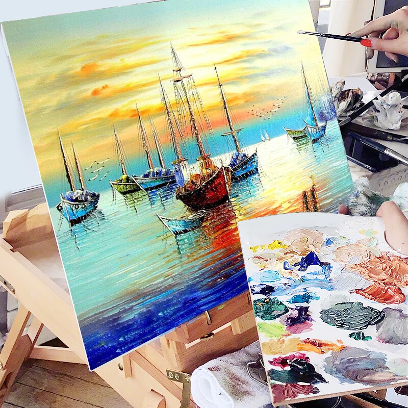 Olieverf Schilderij Gereedschap Beginners Volledige Set Van Materialen Levert Olie Verf Starter Set Studenten Speciale Schilderen