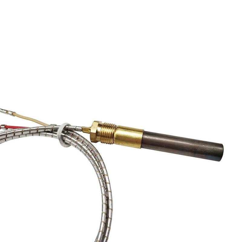 1 gas fireplace temperature sensor thermocouple for gas thermocouple probe thermopile sensor heater brass wire 36inch