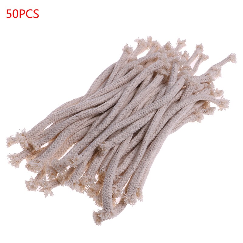 50Pcs Cotton Wick Alcohol Lamps Wick Candle Burner Chemical Laboratory Supplies Teaching Equipment