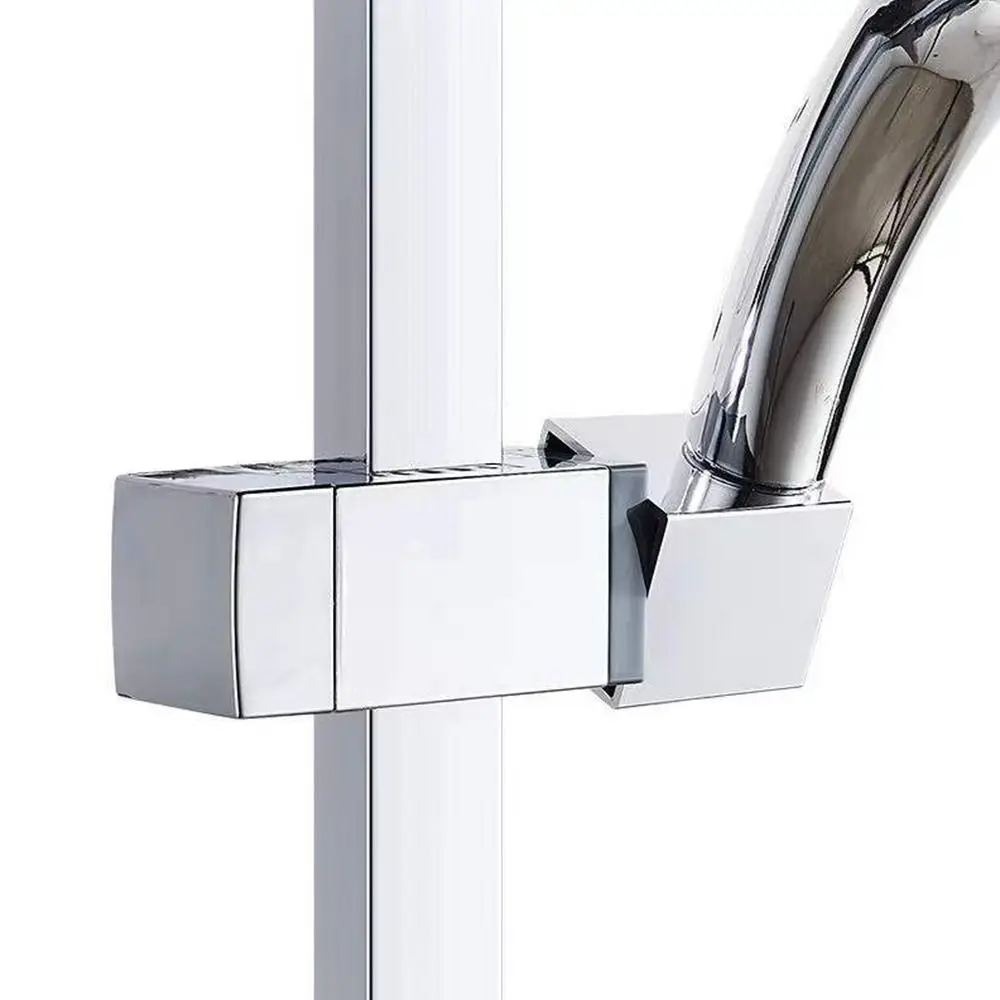 Vierkante Douchekop Houder Verstelbare Draaibare Universele Badkamer Glijbaan Plank Sproeier Vaste Basis Hardware Accessoires