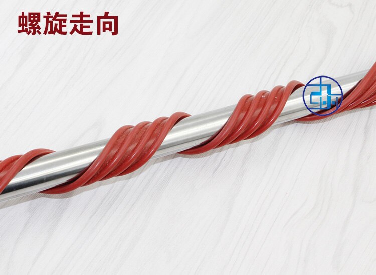 Silicone Rubber Ribbon Heater Pipeline Cylinder Heater Band Waterproof Oil Drum Heating Tape Silica Gel Heat Tracing Tape 1-10 M