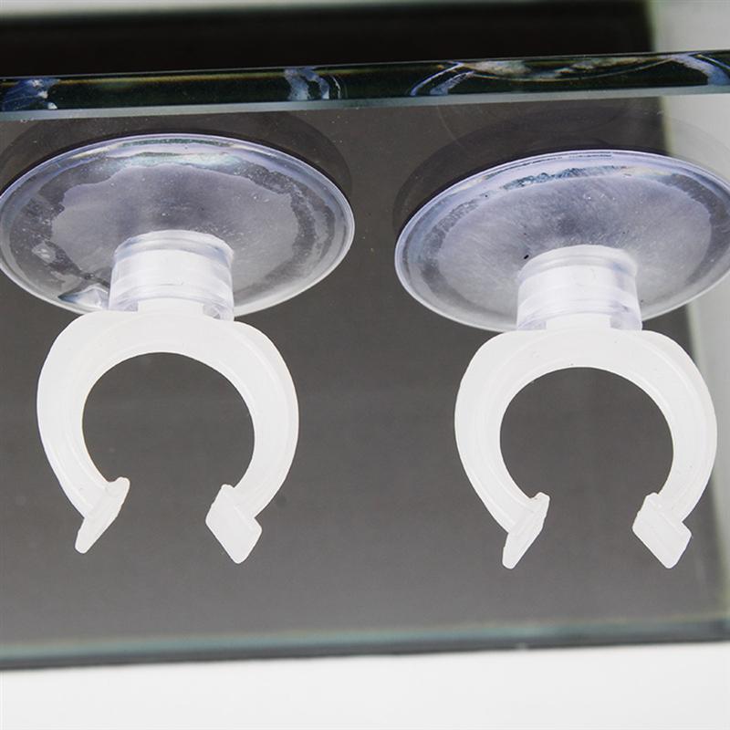20Pcs Aquarium Zuignappen Tube Holder Zuignappen Buis Clip Zuignappen Buis Klem Zuignappen Aquarium Zuig cup