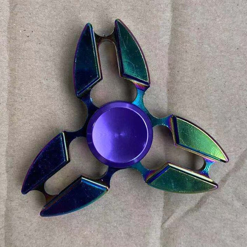 Triangolo basico Fidget Spinner giocattoli: Rainbow