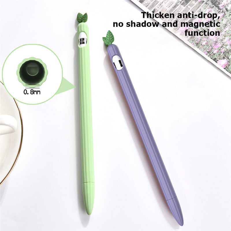 Dla tabletu iPad Touch długopisy etui na Apple Pencil 1 2 ekran dotykowy piórnik odporny na zarysowania dotykowy rysik ochronny