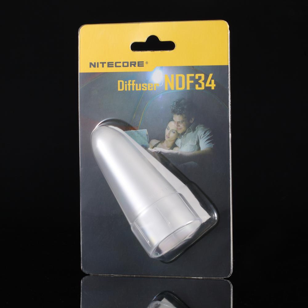 Nitecore-difusor compatible con NDF25, NDF32, NDF34, NDF40, linterna de 25,4mm de diámetro: NDF34 as 34mm