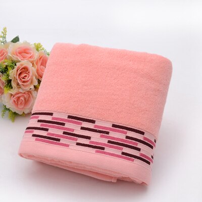 Face Hand Towel - 1PC 100% Cotton towel for adult towels bathroom face care magic brand towel toalha 34*74cm: Pink