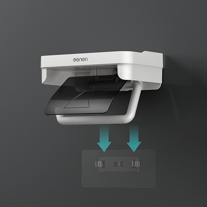 Wc Multifunctionele Opbergrek Stijl Toiletrolhouder Plastic Waterdichte Badkamer Organizer Sanitair Producten