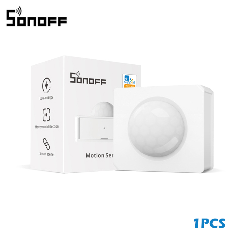 SONOFF – capteur de mouvement EWelink PIR3-RF 433MHz, commutateur bi, alarme de sécurité, Notification, fonctionne avec SONOFF RF Bridge: 1 PCS