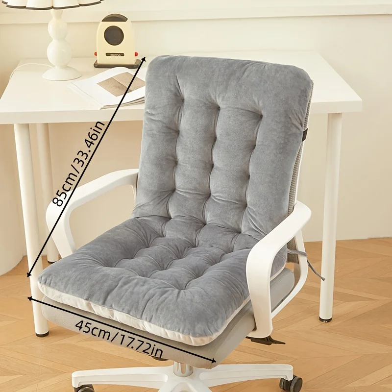 Het verdikte kussen is ergonomisch ontworpen met zachte rugsteun, geschikt voor langdurig zitten en huisdecoratie
