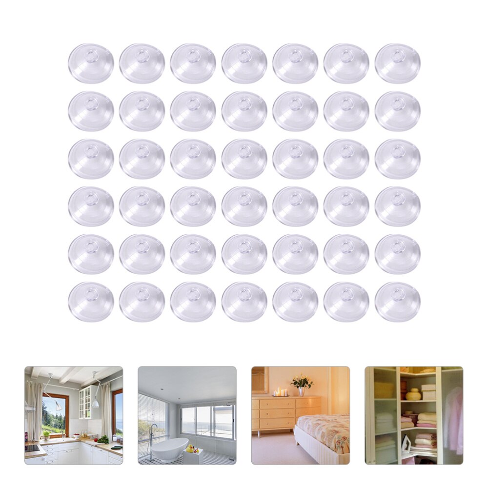 1 sac Mini ventouse sans crochet ventouse transparente ventouse plastique pour vitre vitre voiture maison: Default Title