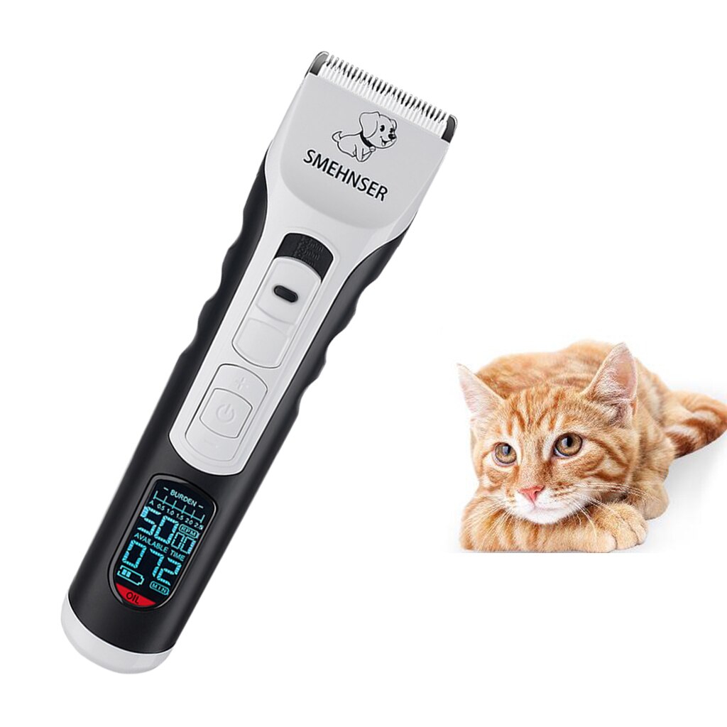 Electric Pet Clippers Dog Shaver Low Noise Grooming Trimmer Groom Clipper