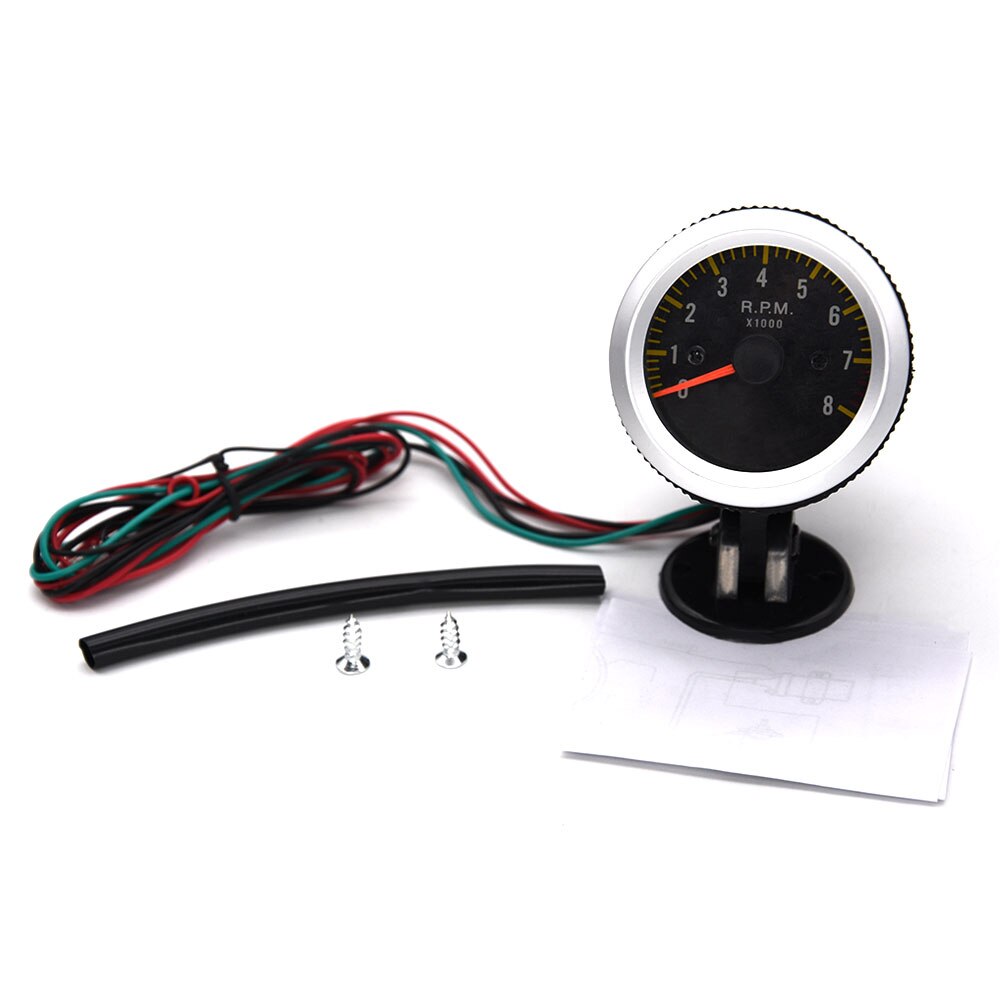 Oil press gauge 12V 52mm Oil pressure gauge with sensor 0-7 bar Car meter digital fuel gauges tester olie meter pression huile: Tachometers