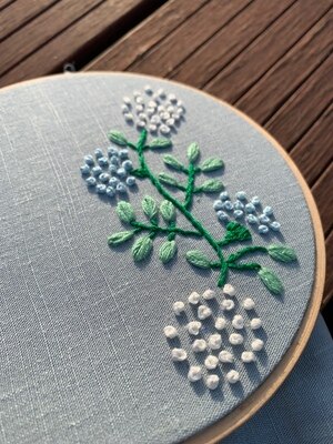 1 styk mimosa blød broderi skabelon broderi tegneskabelon 33*5cm