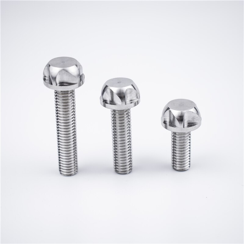 Tornillos antirrobo de seguridad, Tuercas de perno M6 M8 M10, Perno de acero inoxidable 304, accesorios para toldo de bicicleta de montaña, luz LED