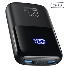 INIU – Power Bank 22.5W PD 10000mAh, chargeur rapide Portable avec support de téléphone, batterie externe pour iPhone, Samsung, iPad