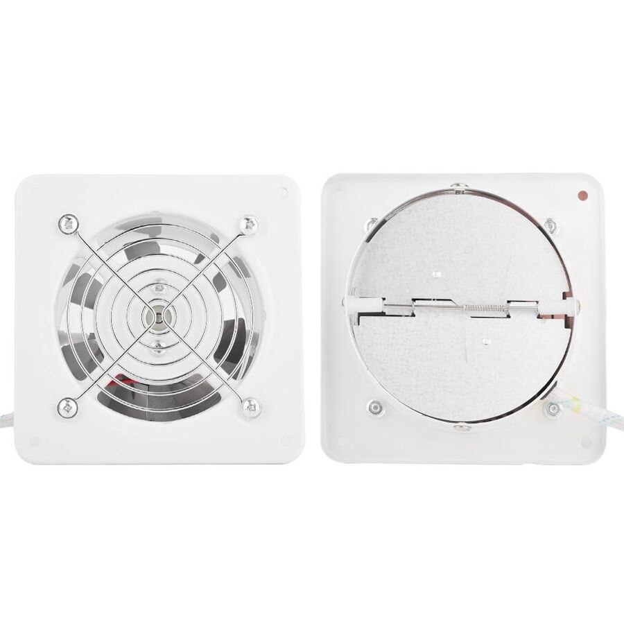 25W 220V 50HZ Wall Mounted Exhaust Fan Low Noise Home Bathroom Kitchen Garage Air Vent Ventilation