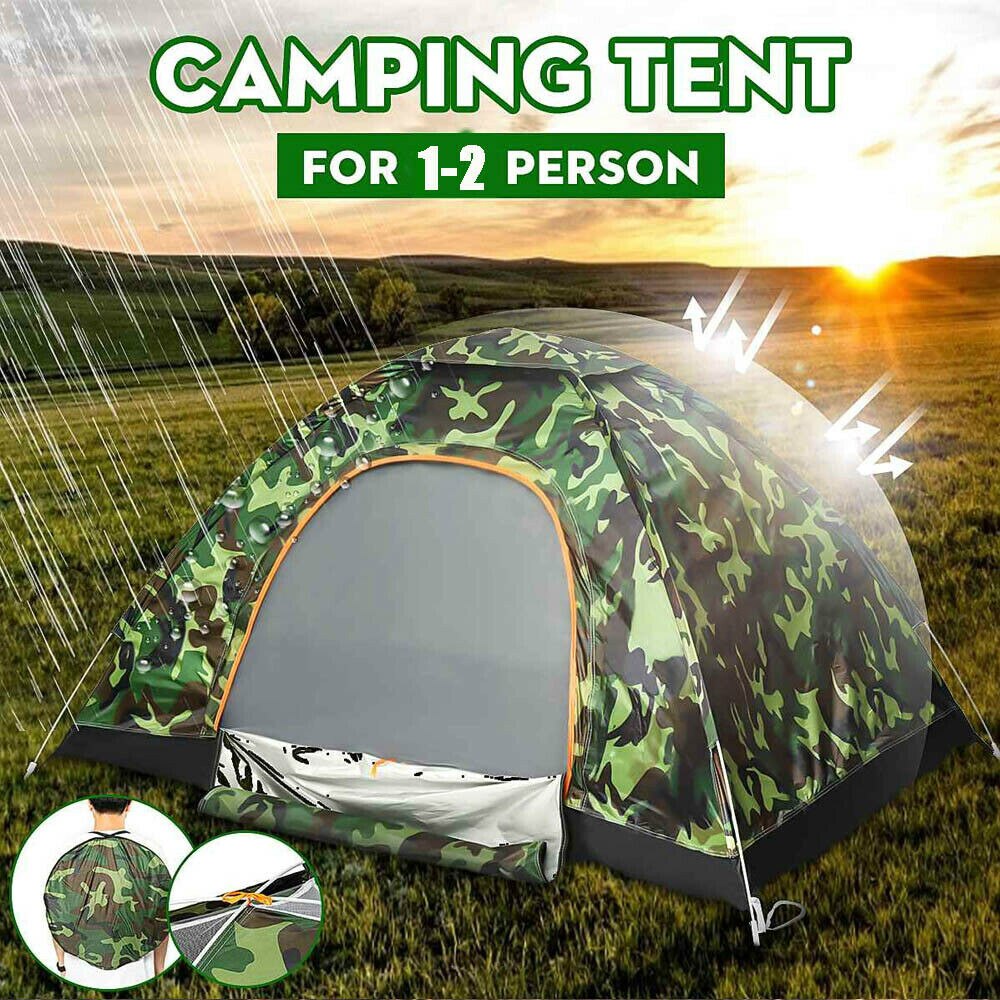 Ultraleichtes outdoor-zelt mit automatischem pop-up-system, sonnenschutz, atmungsaktiv, ideal für familien-camping und wanderungen, geräumiges, wasserdichtes zelt