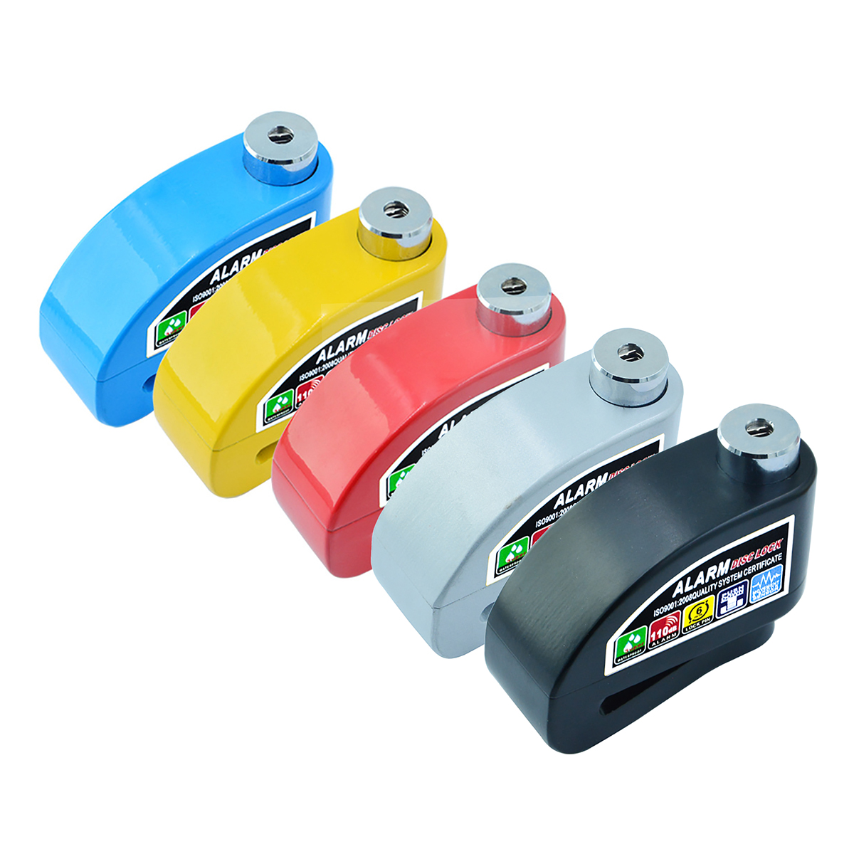 Motorcycle Alarm Lock Bike Lock Anti-theft Lock Moto Disc Brake Lock +Bag +Reminder Rope Waterproof Security Alarm Protection