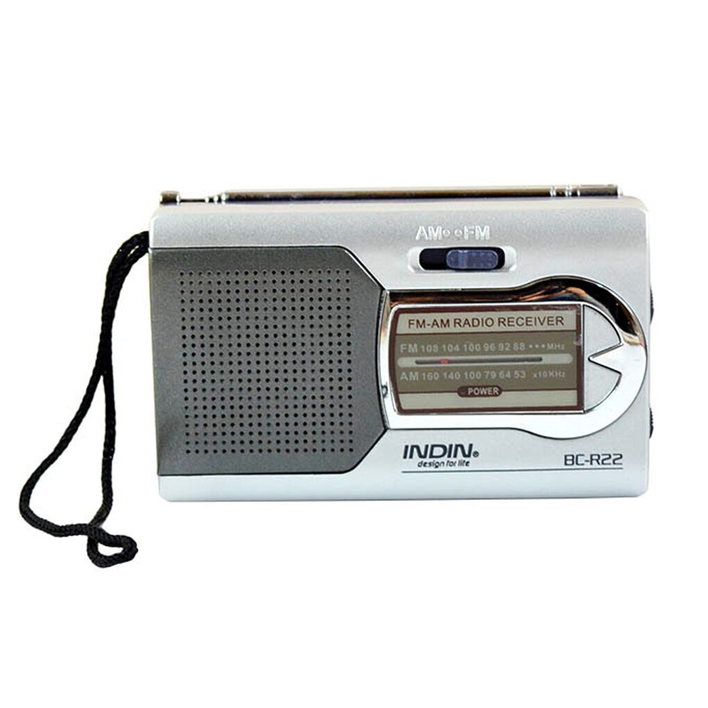 Draagbare Am/Fm Telescopische Antenne Radio Pocket Stereo Ontvanger Am Fm Radio Batterij Aangedreven Outdoor Voor Ouderen