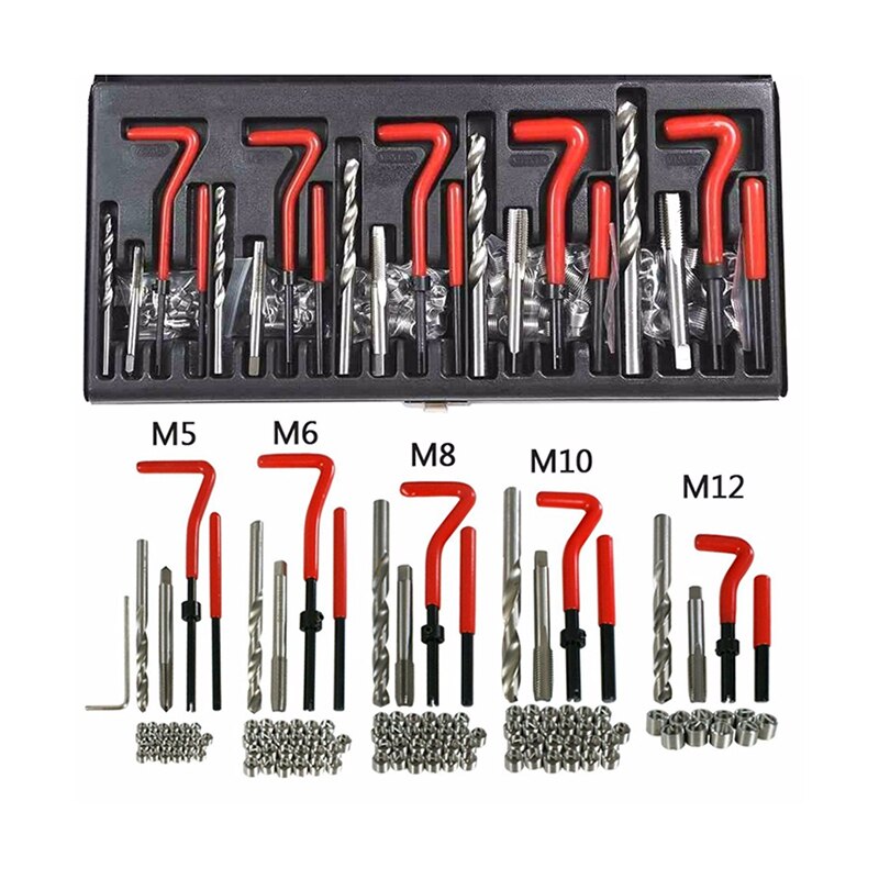 Time Sert M8x1.25 Time Sert M8 X 1.25 Metric Thread Repair Kit W/ 9, 11.7MM & 16.2MM M8x1.25 Nut