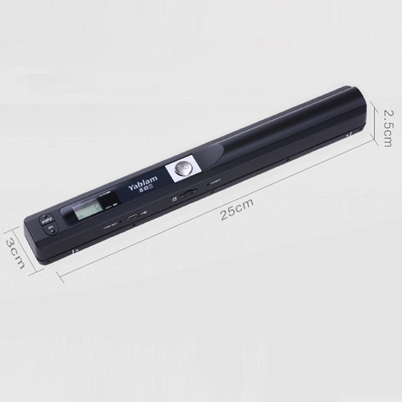 1PCS Handheld Portable Scanning Pen HD Home Color A4 Book Certificate Document Photo Scanner Office&School Supplies