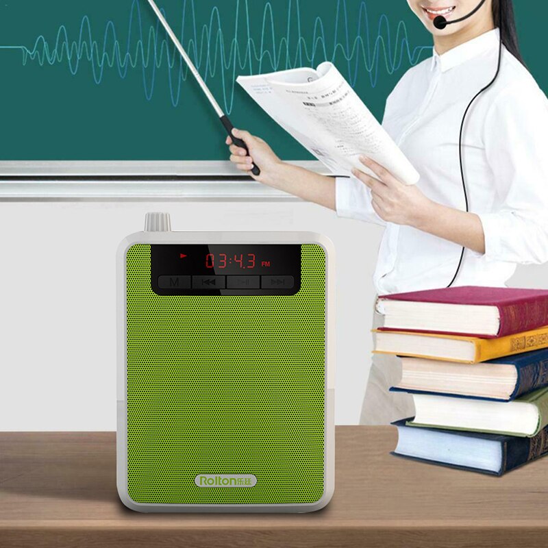 K300 Microfoon Bluetooth Luidspreker Draagbare Auto Pairing Usb Opladen Voice Versterker Megafoon Luidspreker Voor Teaching