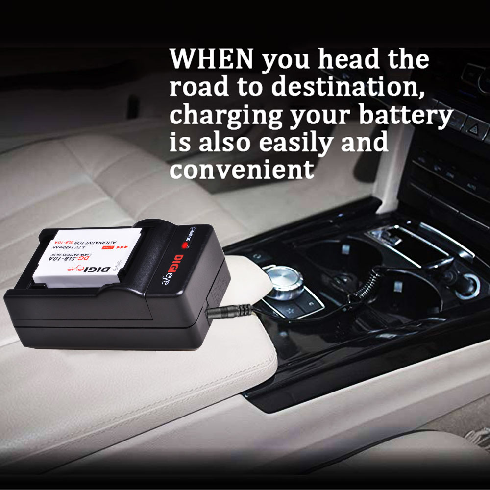 SLB-10A Batteries + Charger Kit for Samsung ES55 EX2 WB150F WB350F WB500 WB550 WB800F WB1100F WB2100 HMX-U100 HMX-U100UN