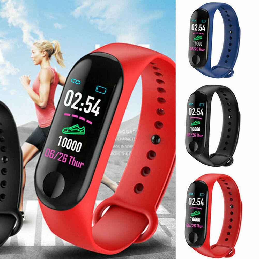 Outdoor Bloeddruk Hartslagmeter Horloge Gezondheid Fitness Tracker Smart Polsband Stappenteller Multifunctionele Ips Scherm