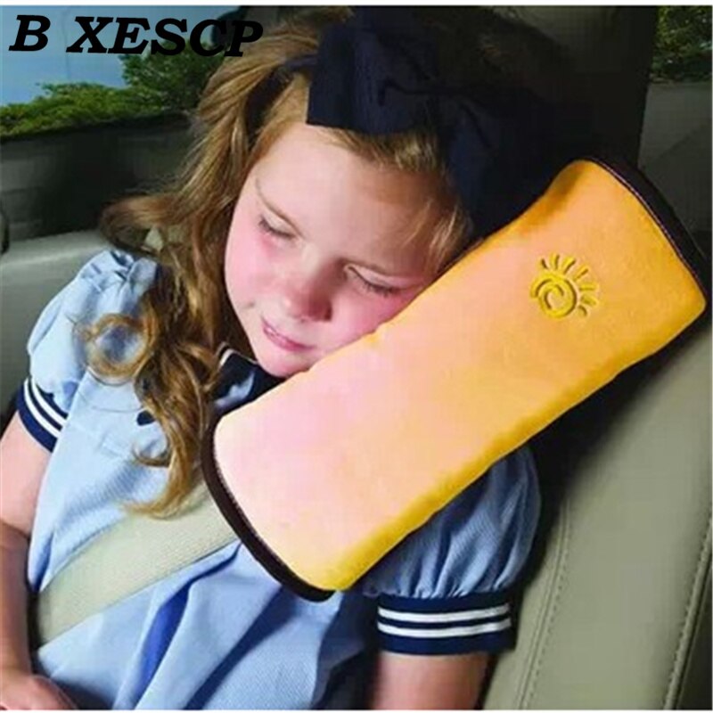 1 pc.  kinderautogordels schouderpad voor kinderen beschermhoes airbag autosteun airbag veiligheidsgordels: Grijs