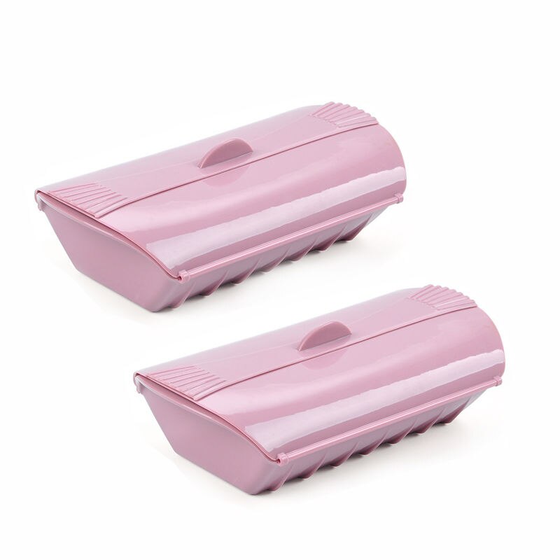 Kitchen Food Silicone Silicone Steamed Crab Rice Fish Bowl Steamer Microwave Oven Silicone Steamer with Lid: 2pcs-Long