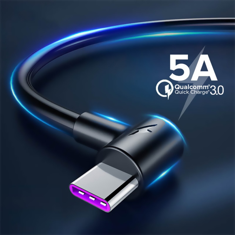 Cabo de carregamento rápido, 5a usb tipo c 1m 2m 3m c cabo para huawei p30 telefone do supercarga qc3.0 p20 mate 20 pro