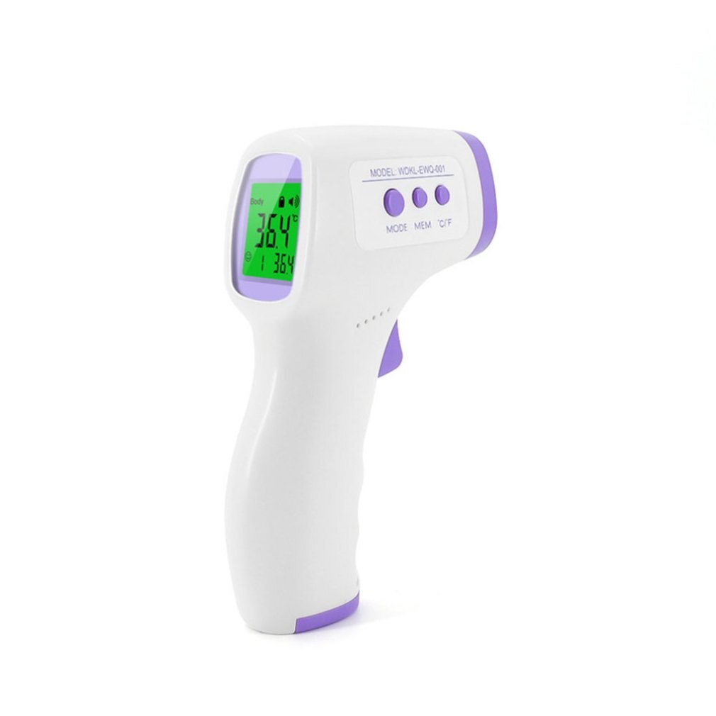 Infrarood Thermometer Digitale Handheld Infrarood Thermometer Hoge Precisie Maatregelen Digitale Thermometers Voor Volwassenen En Baby 'S: purple