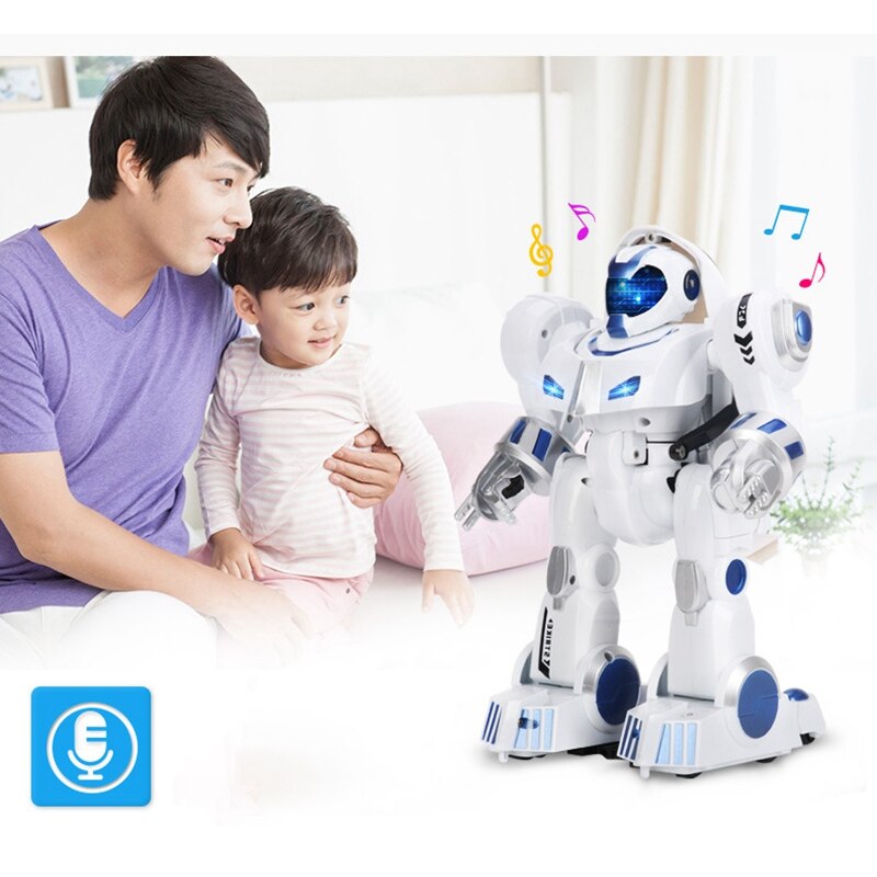 LeNengF Remote Control Robot RC Fingerprinting Transform Smart Walking Dancing ligent Programmable Toys for Kids