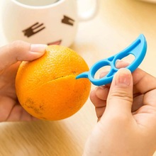 Plastic Oranje Schillers Citroen Grapefruit Fruit Slicer Opener Cutter Keuken Gadgets Op Willekeurige 1 stuk