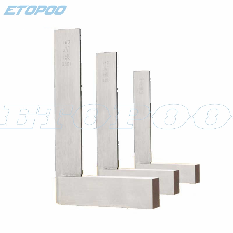 90 Degree Right Angle Engineer Set Precision Ground Steel Hardened Angle Ruler Measurement Tool